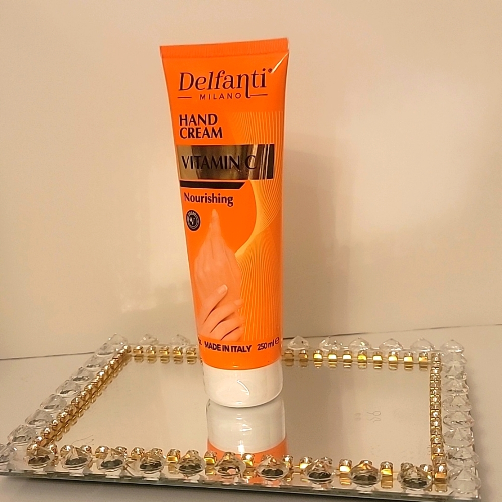 Delfanti Milano Hand Cream with Vitamin C, 8.4 oz,  New